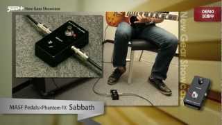 デジマートNew Gear Showcase】MASF Pedals×Phantom FX Sabbath - YouTube