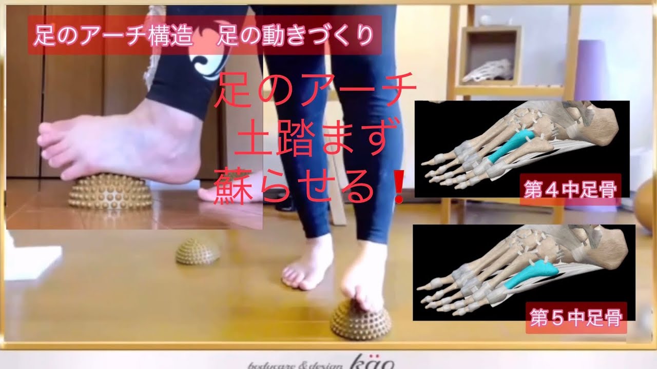 目覚めよ！足】ヤムナフットフィットネス 片足ずつワークして動きを