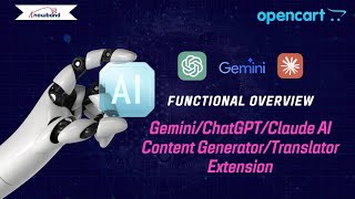 OpenCart AI Content Generator/Translator Addon |OpenCart Claude