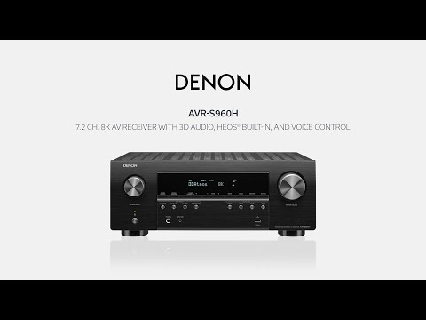Denon - Introducing the AVR-S960H 8K AV Receiver - YouTube