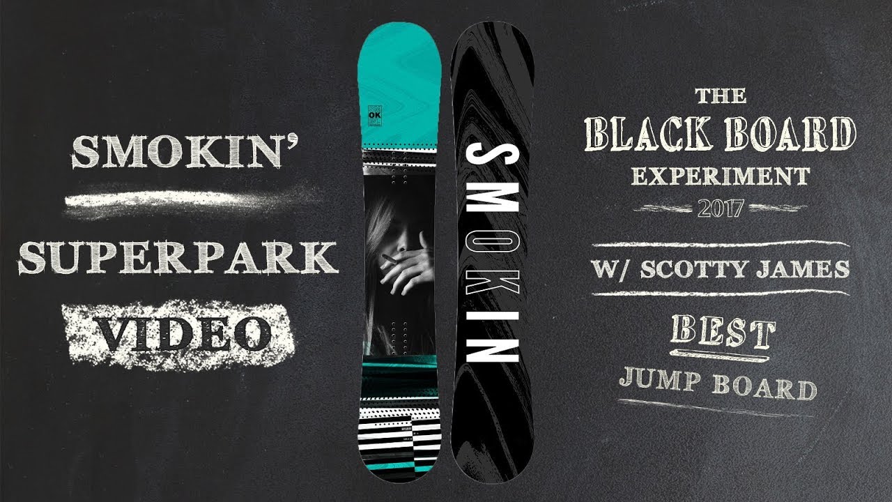 2018 Smokin' Superpark Snowboard Review - Blackboard Experiment