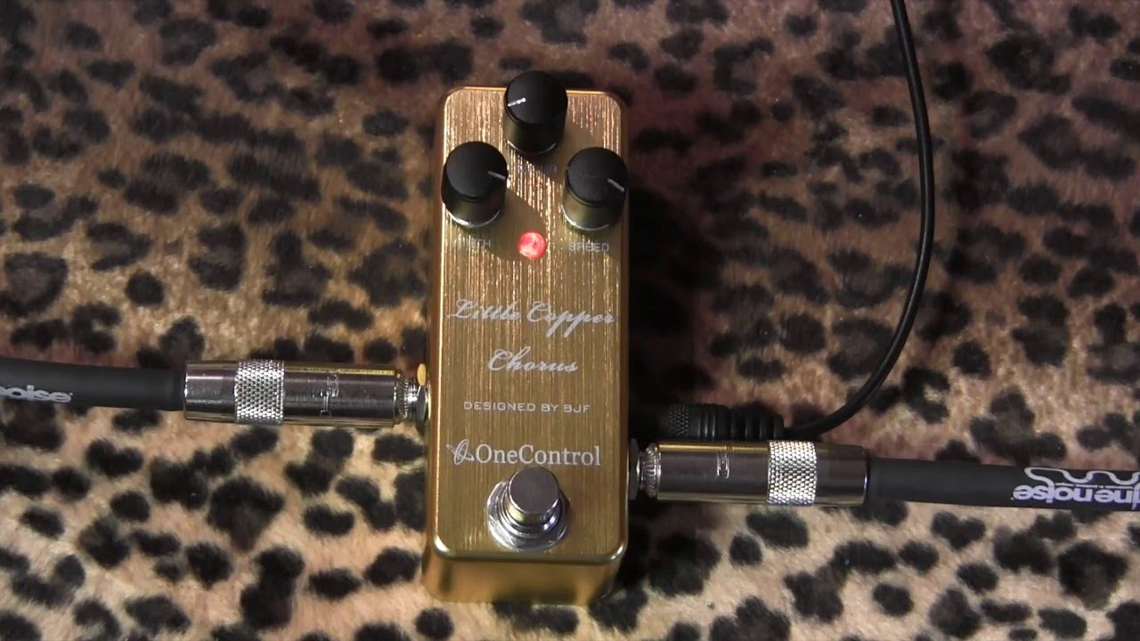 One Control LITTLE COPPER CHORUS (BJF design) demo with J. Mascis