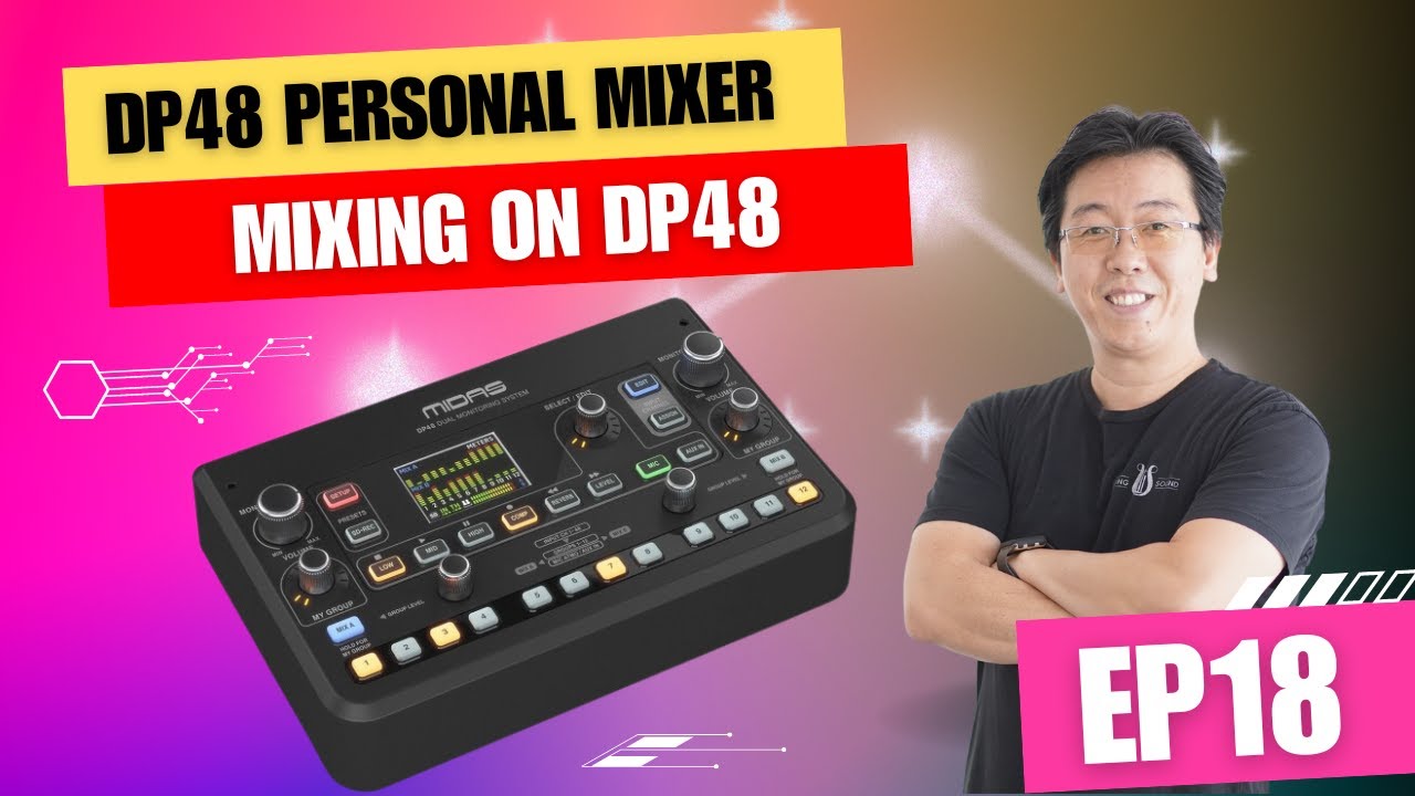 Midas DP48 Personal Mixer Tutorial 08 - Reverb - YouTube