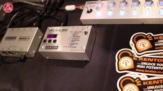 NAMM2017: Introducing Kenton Pro CV to Midi and Merge-8 - YouTube