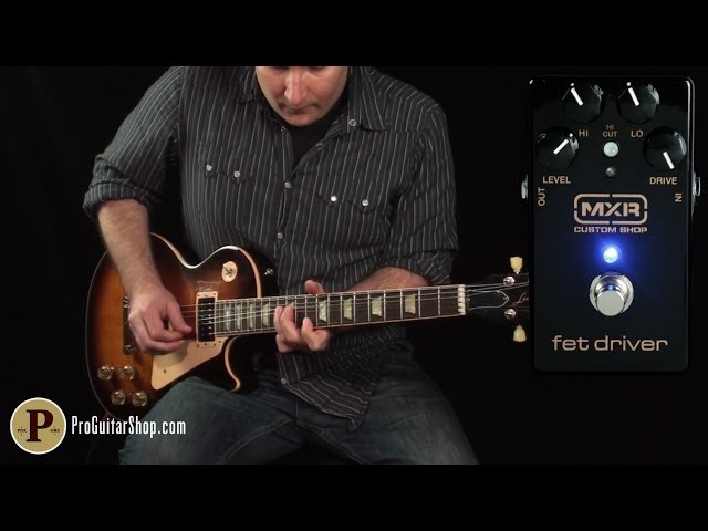 MXR Custom Shop Joe Bonamassa FET Driver - YouTube