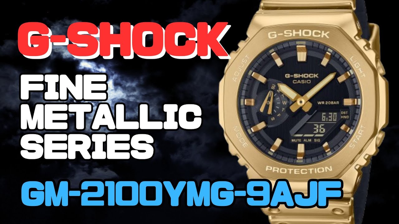 G-SHOCK GM-2100YMG-9AJF オクタゴンベゼル アナログ・デジタル腕時計