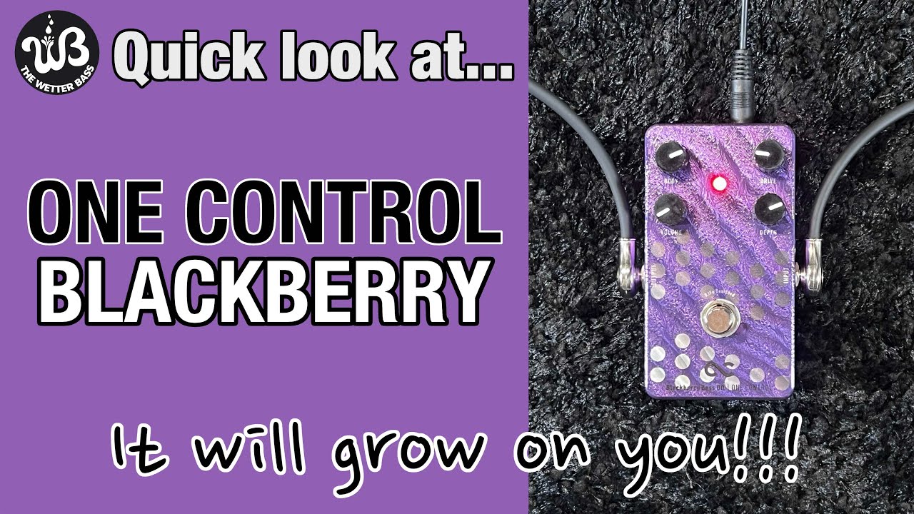 Not just an overdrive, also a (warm) preamp! the One Control