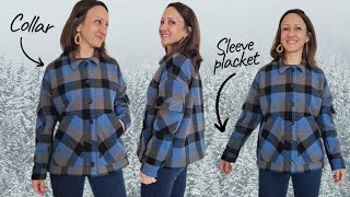 Sew the Ilford Jacket with Me | Plaid Wool Jacket Tutorial + Pro