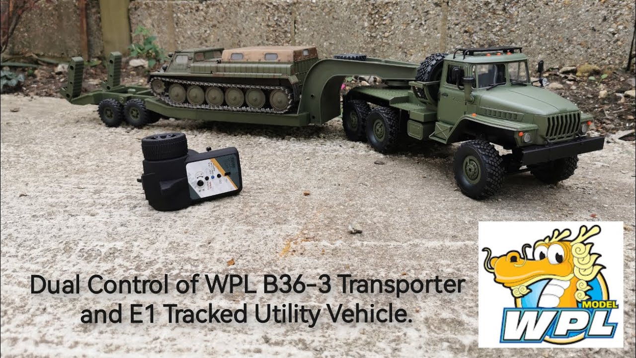 How to use the B36-3 RTR Transporter and E1 Tracked Utility