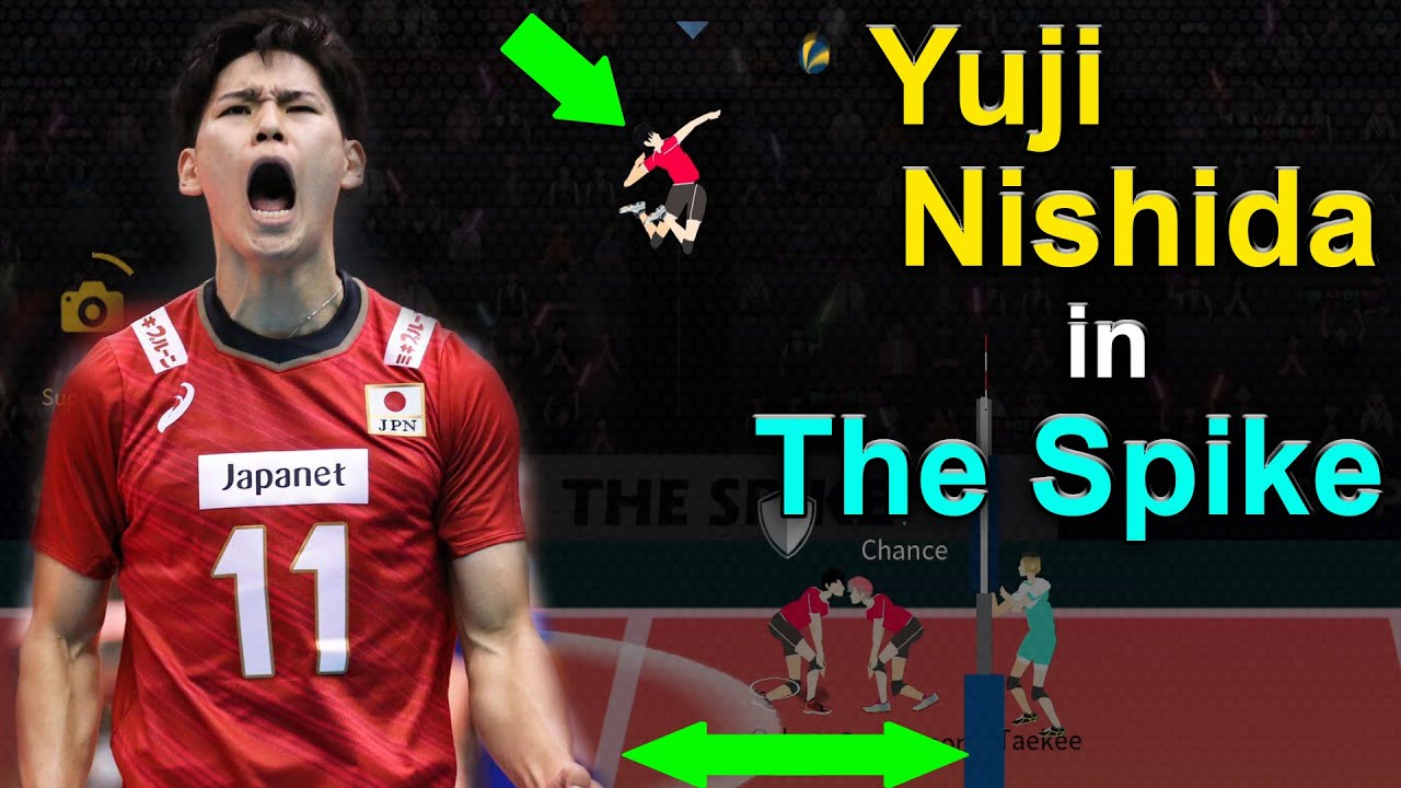 Yuji Nishida in The Spike. Crazy volleyball spikes from the back