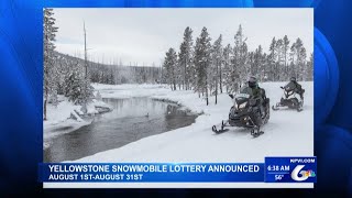 Yellowstone Announced a Lottery for Snowmobile Winter Access - YouTube