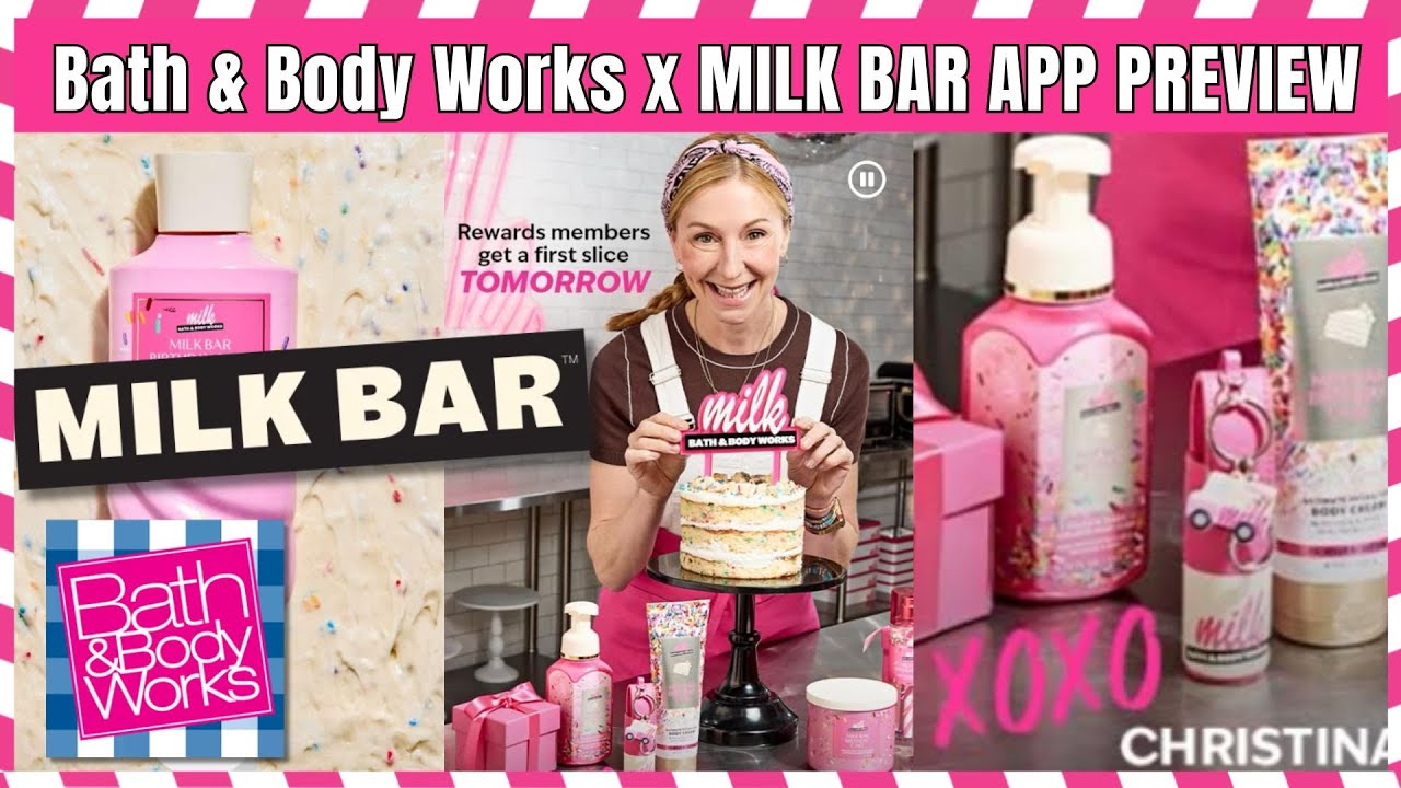 Bath & Body Works X MILK BAR MEMBERS EARLY ACCESS STARTS TOMORROW