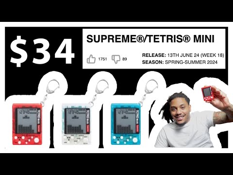 SUPREME®/TETRIS® MINI Keychain Console - Unboxing & Review
