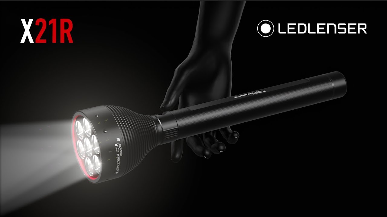 Ledlenser X21R: Flashlight with 5000 lumens