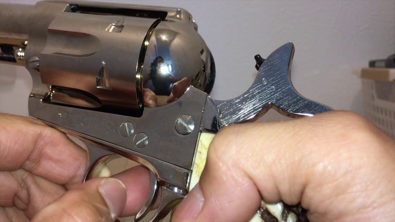 タナカ SAA シビリアン デタッチャブルシリンダー レビュー - YouTube