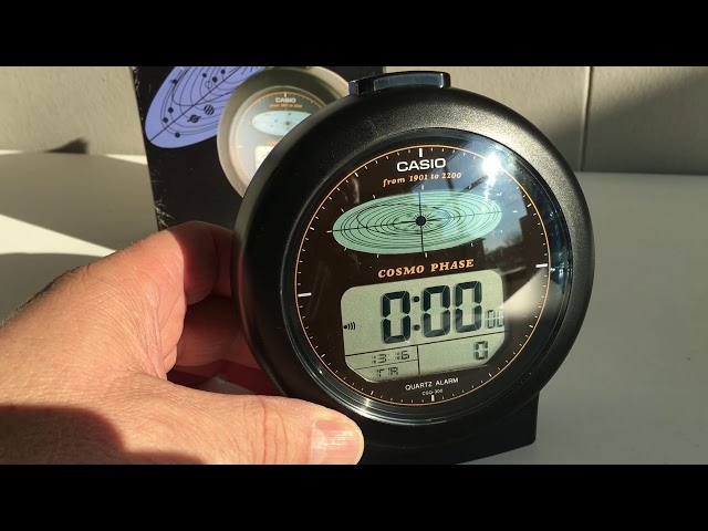希少 CASIO CGQ-300 置時計 コスモフェイズ COSMO PHASE Yahoo