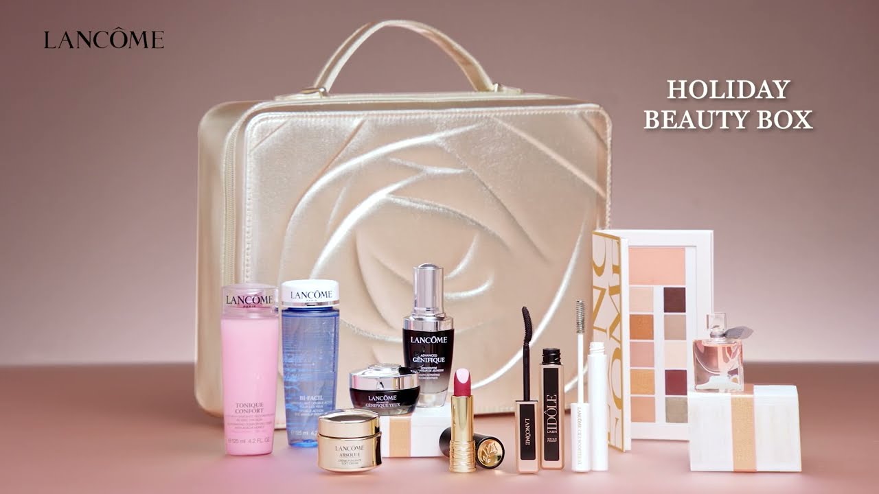 HOLIDAY GIFT SET: LANCÔME BEAUTY BOX | LANCÔME - YouTube