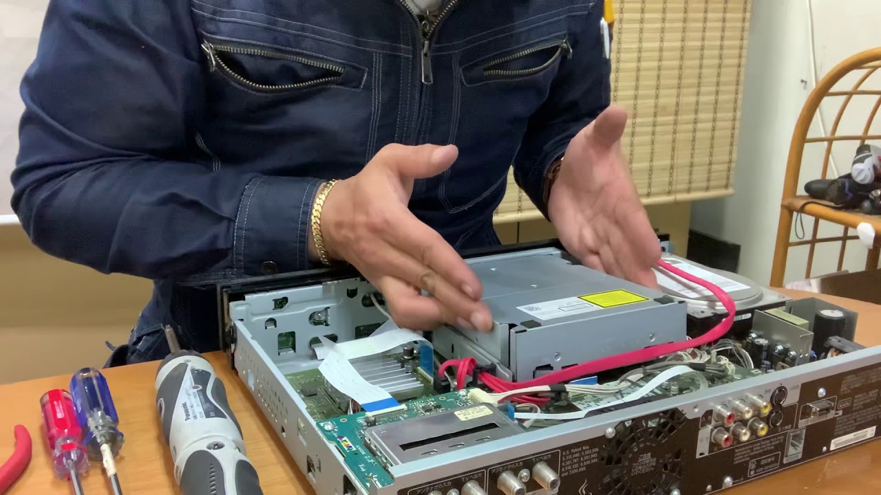 SONYブルーレイレコーダー ADZ-RX50 ドライブ交換 - YouTube