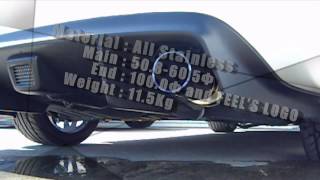 ホンダツインカム】FEEL'S Sonic Muffler CIVIC FD2 TYPE R ※加速騒音