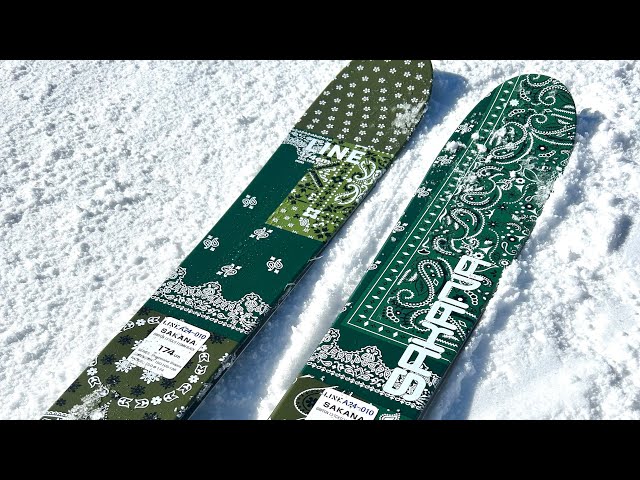 24-25 LINE SAKANA フリースキー ファットスキー - YouTube