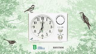 日本野鳥の会 めざまし時計401 リズム RHYTHM - YouTube