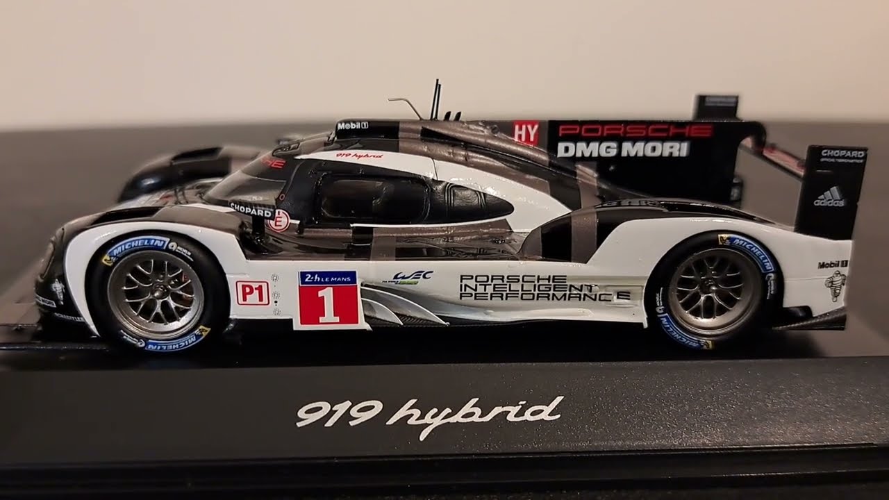 Spark: 1/43 scale review of 2016 Porsche 919 Hybrid. - YouTube