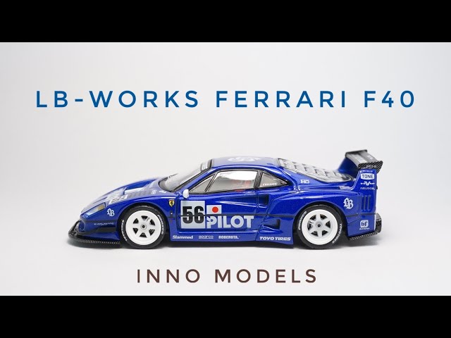 最高峰のミニカーなのか！？リバティウォークのF40が登場！！inno
