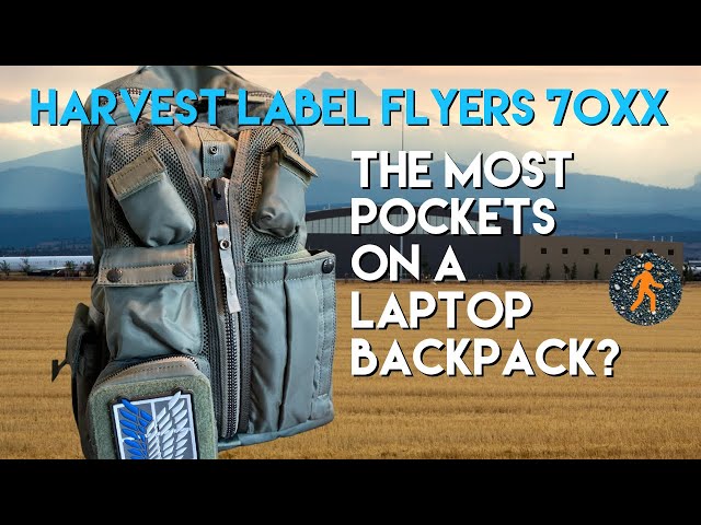 Best Japanese Laptop Backpack - Harvest Label Flyers 70XX Long