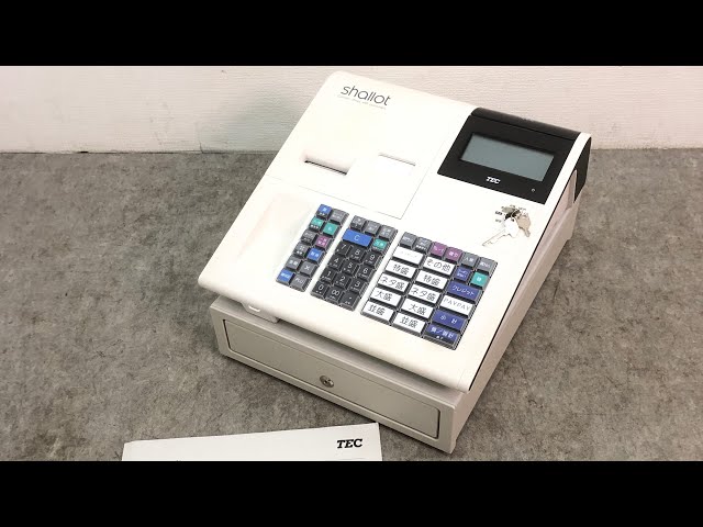 □東芝テック TEC 電子レジスター MA-700 MA-700-R ホワイト 白