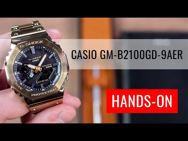 HANDS-ON: Casio G-Shock Full Metal GM-B2100GD-9AER - YouTube