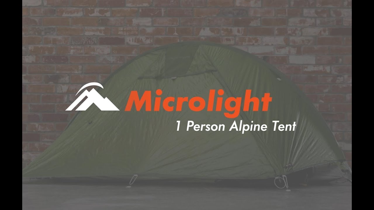 Macpac「Microlight Tent」 - YouTube