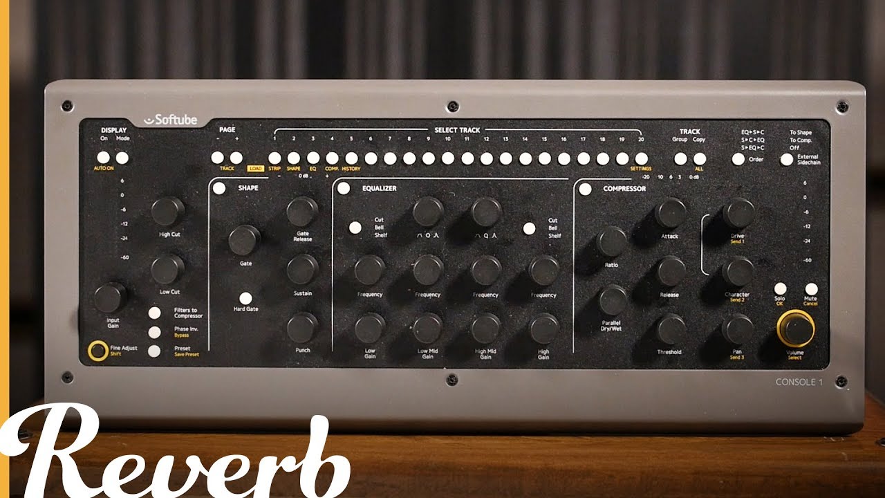 Softube Console 1 mk2のレビュー。卓を触るようにミックスできる最高