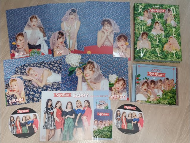 UNBOXING] Red Velvet Sappy Albums - YouTube