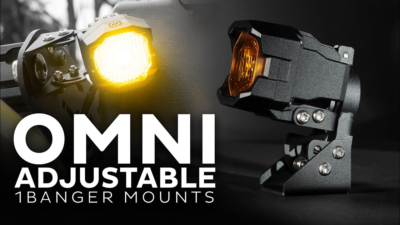 Morimoto 1Banger LED Pods: Omni-Adjustable Mount