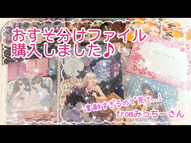 購入品紹介♡】みっちーさん おすそ分けファイル|素敵すぎて大興奮