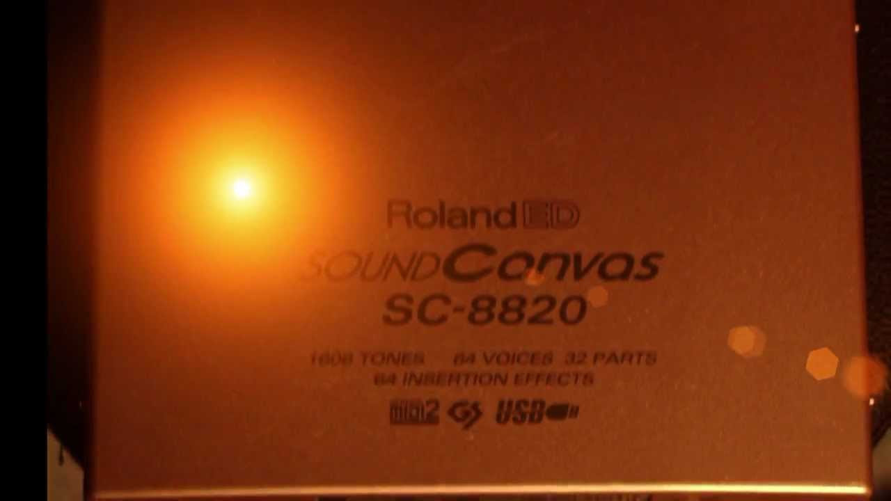 Roland SC8820 - Midi Demo 2 - YouTube