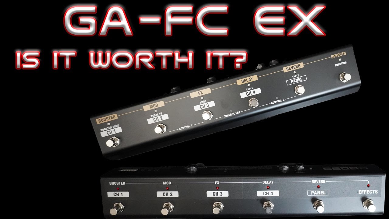 How To Use The Boss GA-FC EX and GA-FC Tutorial - YouTube