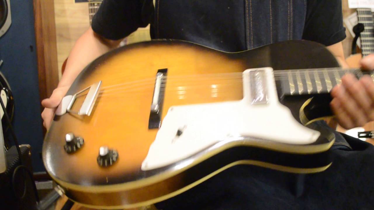 Harmony H45 STRATOTONE MARS 1960年ごろ@guitarshoptantan - YouTube