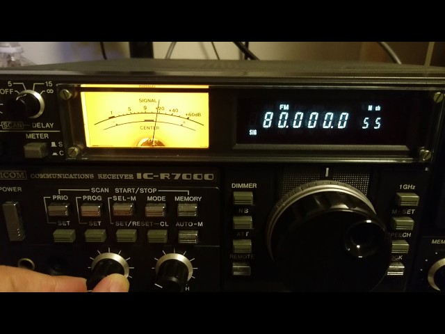 IC-R7000 ローバンド受信不可能修理完了 【2016/11/28】 - YouTube