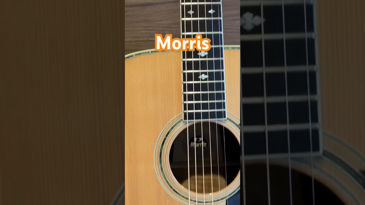 Morris #70年代ギター #アコギ #acousticguitar #w-50 - YouTube