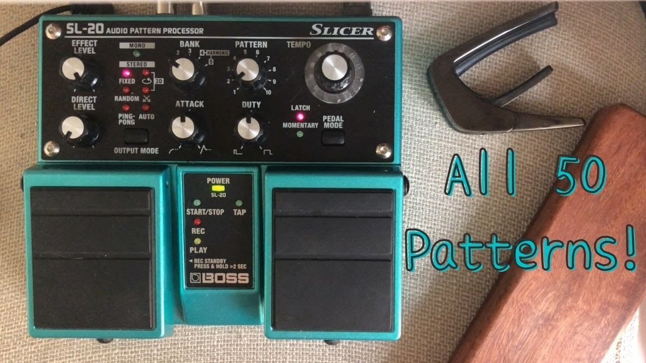 BOSS SL-20 SLICER 試奏ムービー - YouTube