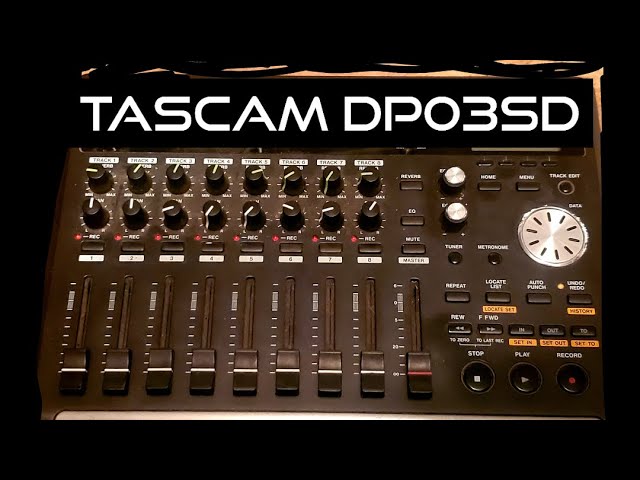 Tascam DP03SD Portastudio Tutorial - YouTube