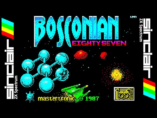 BOSCONIAN '87 (1987) Walkthrough, ZX Spectrum - YouTube