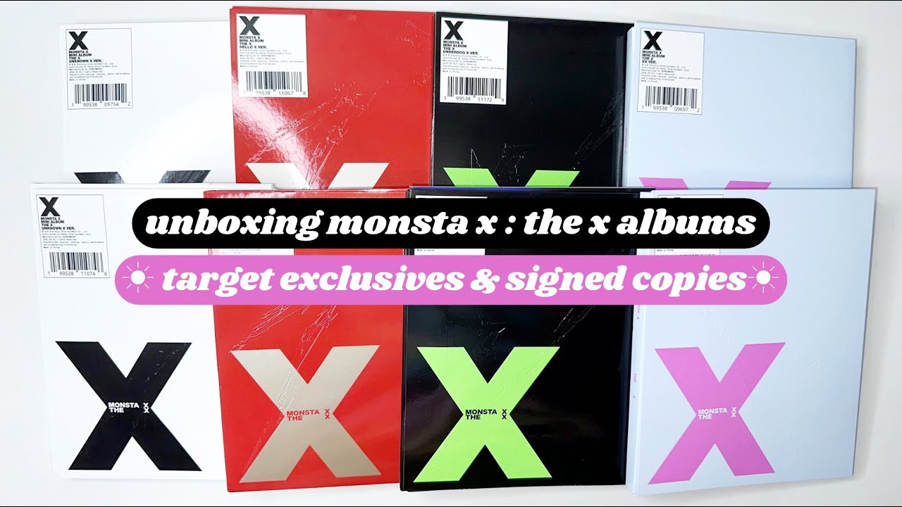 ☼ unboxing monsta x : the x albums ☀︎ target exclusives