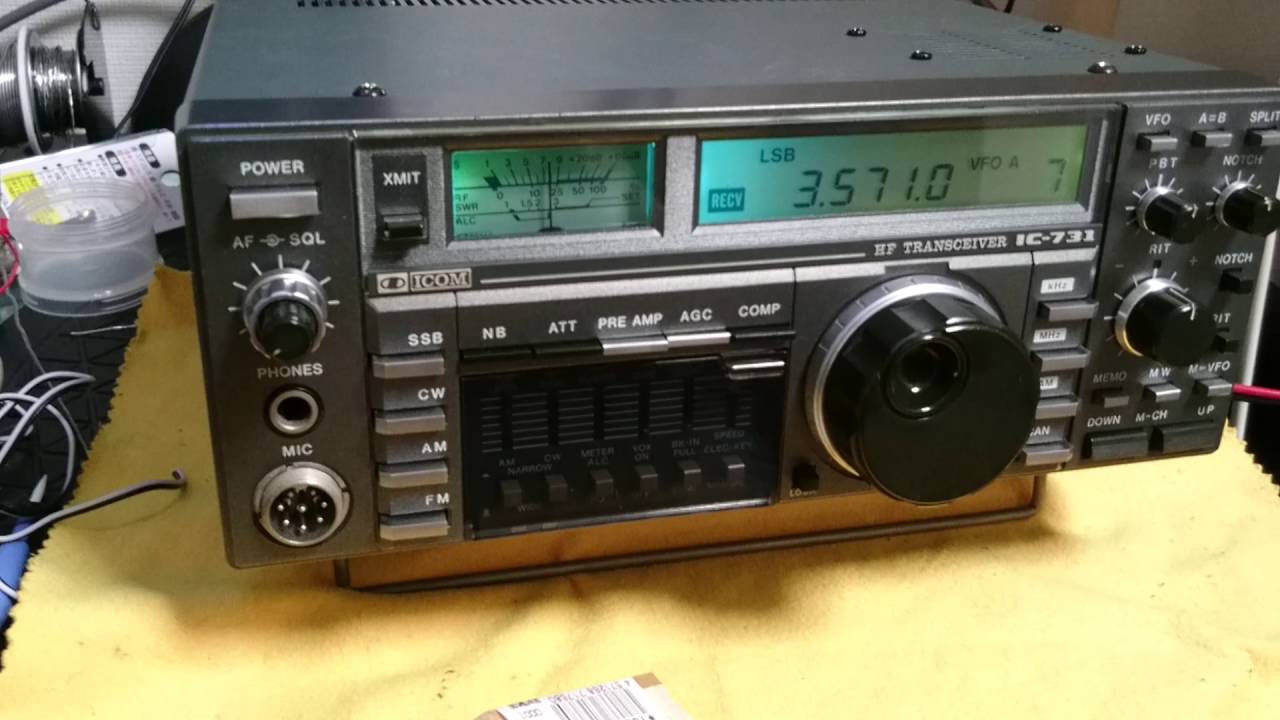 Icom IC-731 HFトランシーバー ジャンク品 希少】ICOM アイコム IC-731