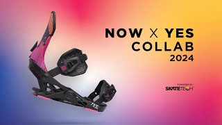 Now Yes. Collab Snowboard Bindings 2024 | evo