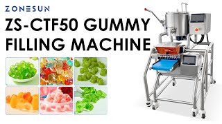 ZONESUN ZS-CTF50 Gummy Candy Depositor for Commercial Confectionery Pr