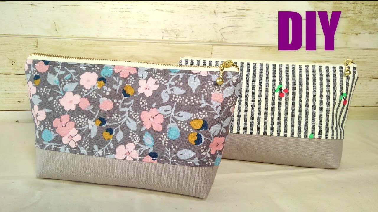 How to make a pouch☆ This is a pouch with a contrasting design