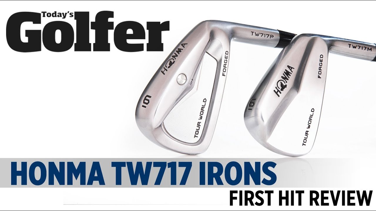 Honma TW717 Irons - First Hit Review - Today's Golfer - YouTube