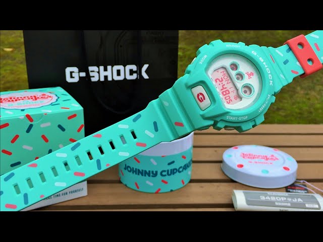 G-Shock GD-X6900JC-3JR Johny Cupcake collaboration (unboxing